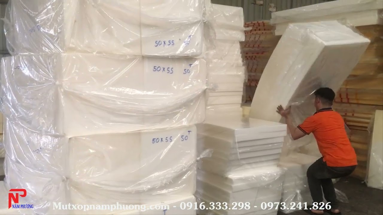 Giao hàng mút cắt theo kích thước đặt hàng